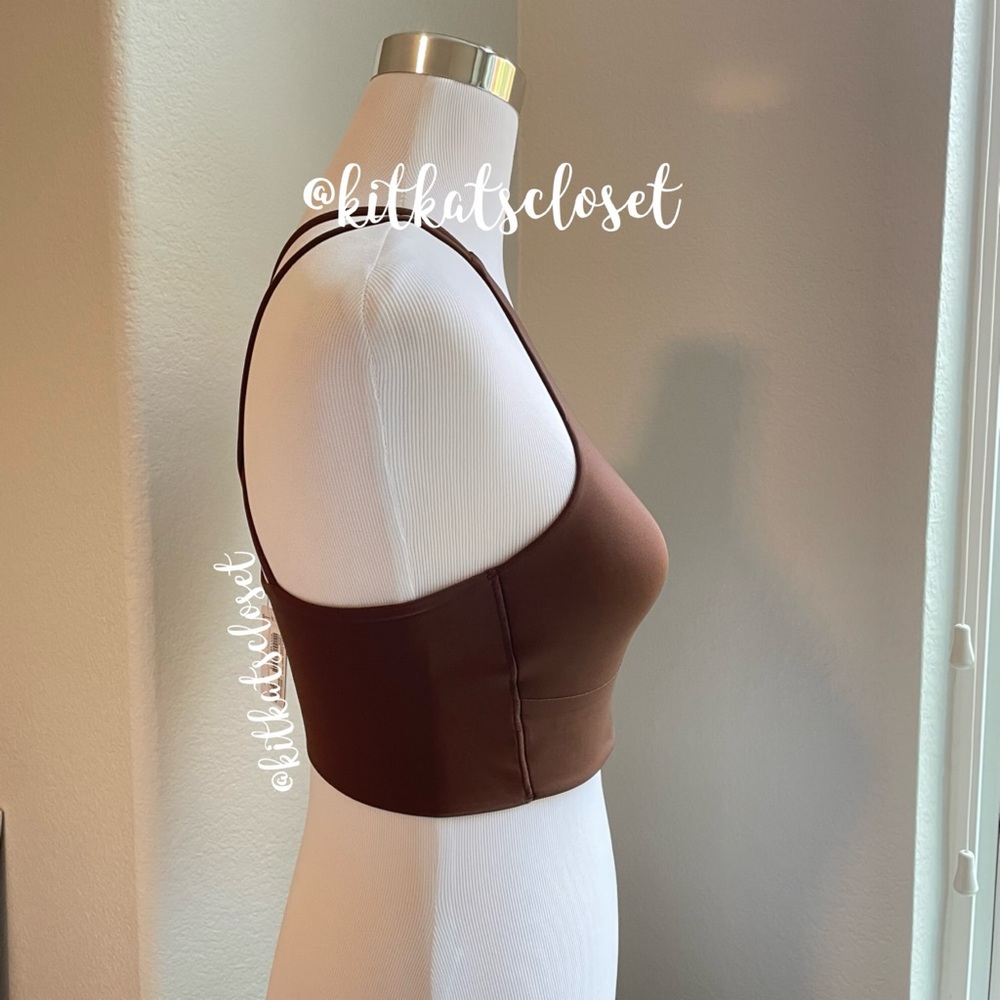 🆕 JAVA - NWT lululemon like a cloud high-neck long-line bra B-C cups size 8 - Picture 5 of 8